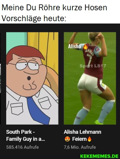 Meine Du Rohre kurze Hosen Vorschlage heute: Alisha South Park - Allsha Lehrrann