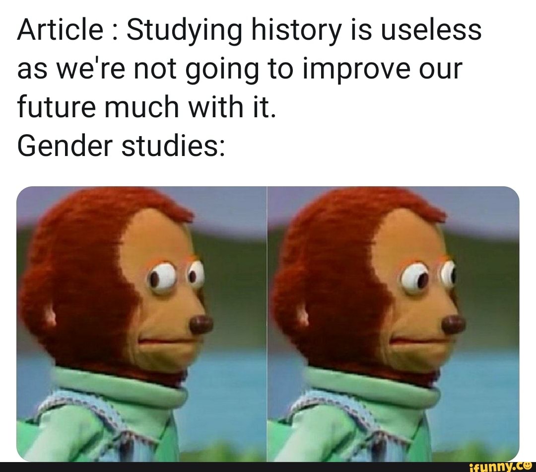 Article Studying history is useless as we're not going to improve our