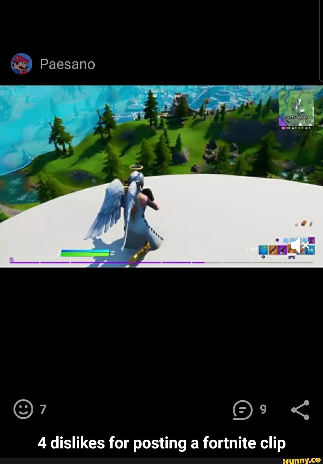 4 dislikes for posting a fortnite clip - 4 dislikes for posting a fortnite clip