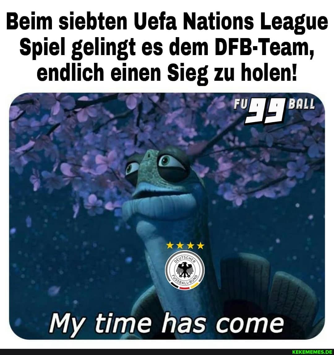 Beim siebten Uefa Nations League
Spiel gelingt es dem DFB-Team, endlich einen Sieg zu holen!
My time has come