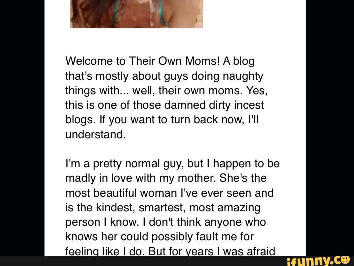 Welcome To Their Own Moms A Blog Thats Mostly About Guys Doing
