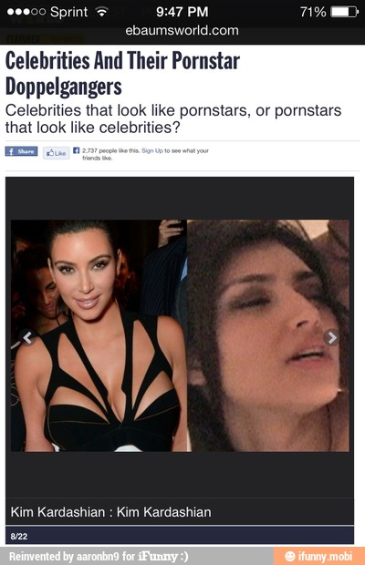 ebaumsworld.com SEAS Doppelgangers Celebrities that look like pornstars, or...