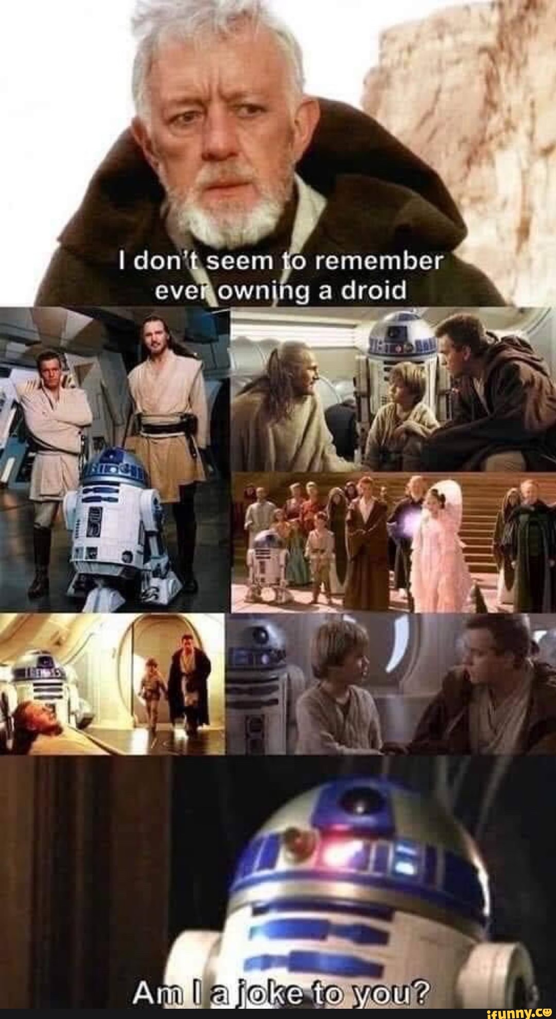 f /
/ dont seem to remember a droid \
Ana