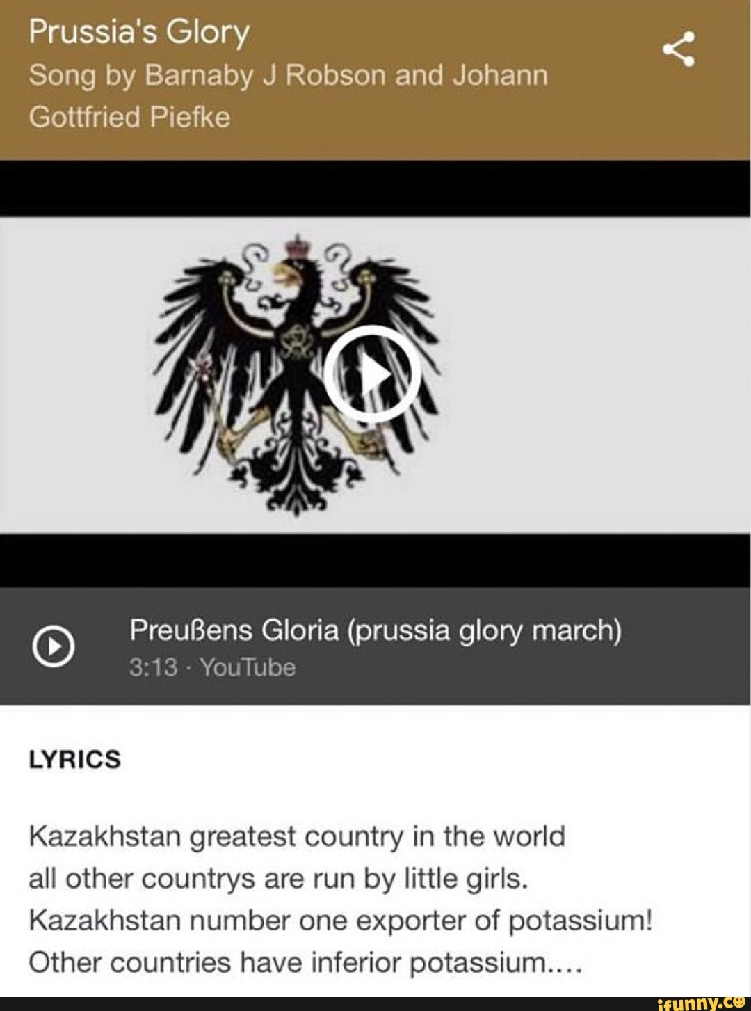 Preussens Gloria Lyrics - roblox prussian glory march id