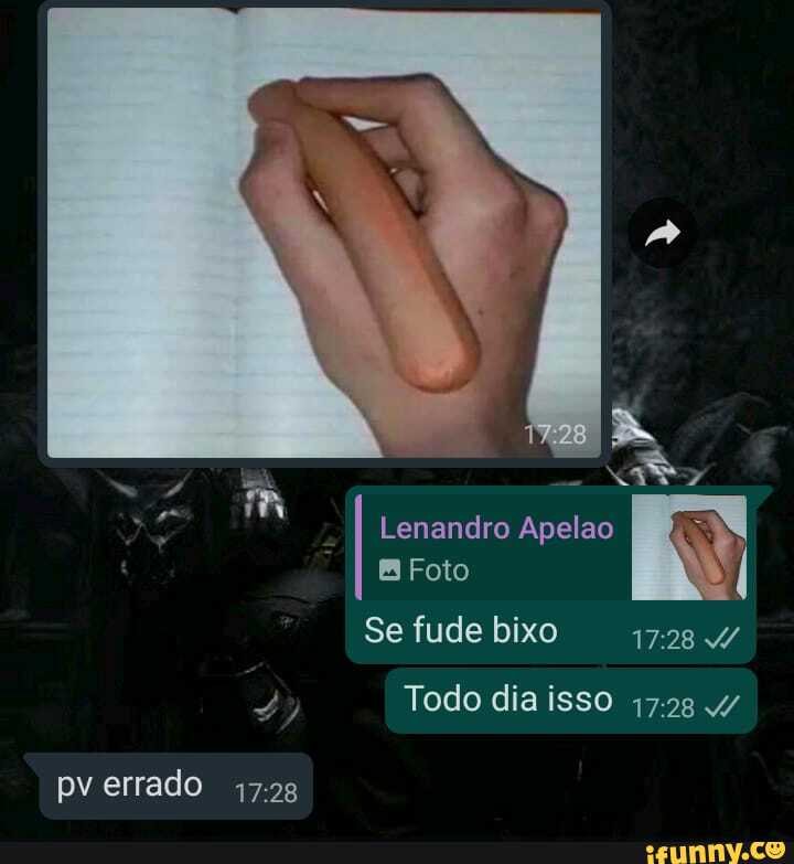 pv errado
Lenandro Apelao
EB Foto
Se fude bixo
Todo dia isso