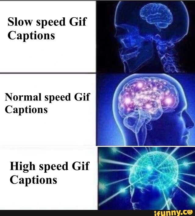 Slow speed Gif Captions Normal speed Gif Captions High speed Gif ...