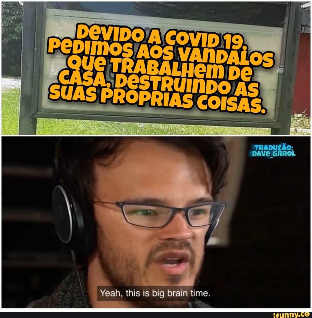 Yeah, this is big brain time.