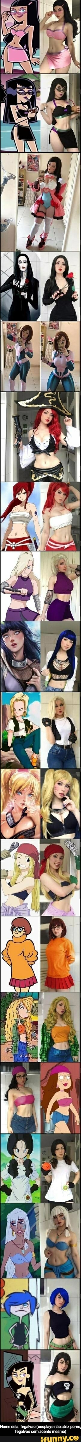 Nome dela: fegalvao (cosplaye não atriz porno, fegalvao sem acento mesmo)