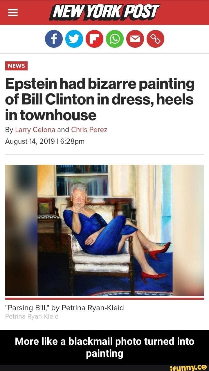 Билл Клинтон в платье