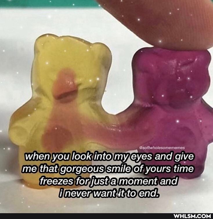 @softwholesomememes
when you look into my eyes and give me that gorgeous smile of yours time freezes for just'a moment and i never want it to end.