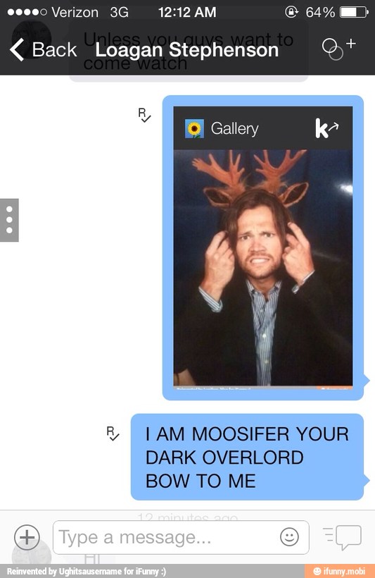 Back Loagan Stephenson & 1AM MOOSIFER YOUR
DARK OVERLORD
BOW TO ME
