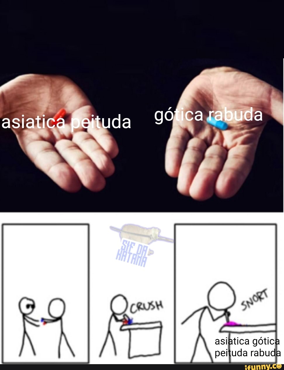 asiatica peituda 'ca rabuda
tica gótick da rabudê