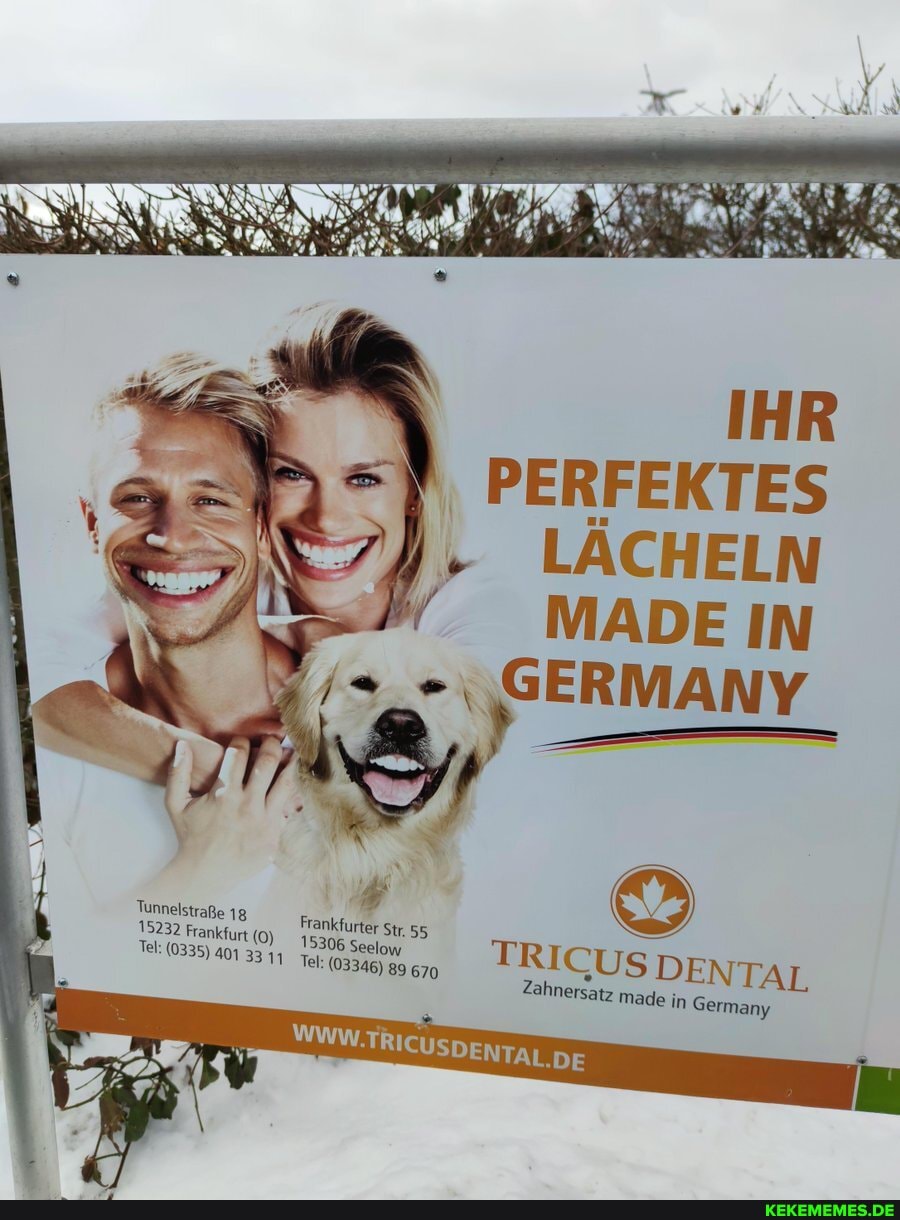 ERMA\
TunnelstraBe 15232 Tel 18 Frankfurter 06 Ste. Seelow 55.
(03346) 89
15232 Tel: Frankfurt 401 (O) Tel: 06 Seelow
Tel: (0335) 401 3311 Tel: (
TRICU DENTAL made in
(03346) 89 679
Zahnereats made in Germany