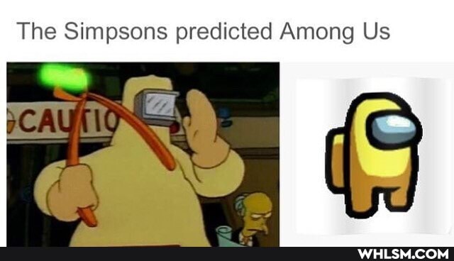 The Simpsons predicted Among Us
