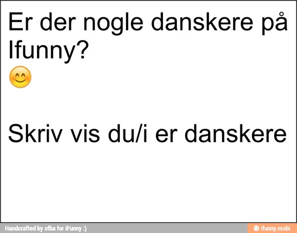 Er der nogle danskere pa
