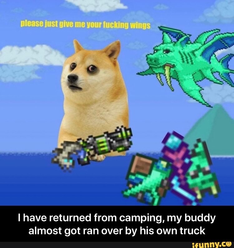 have returned from camping, my buddy almost got ran over by his own truck - I have returned from camping, my buddy almost got ran over by his own truck