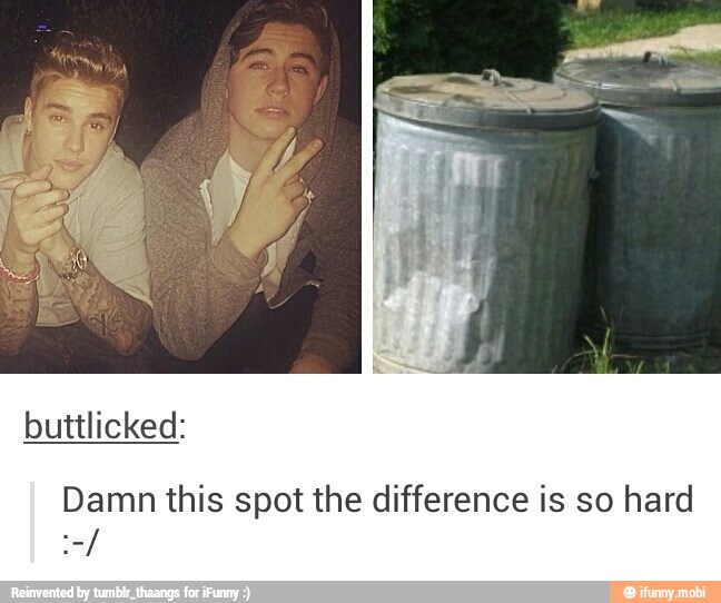 buttlicked:
Damn this spot the difference is so hard
A