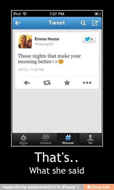 de Emma Hesse
What she said - That's..
What she said