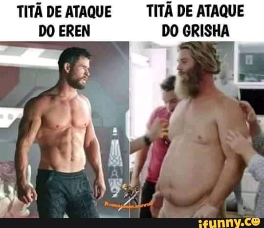 TITÃ DE ATAQUE DO GRISHA
TITÃ DE ATAQUE DO ERE