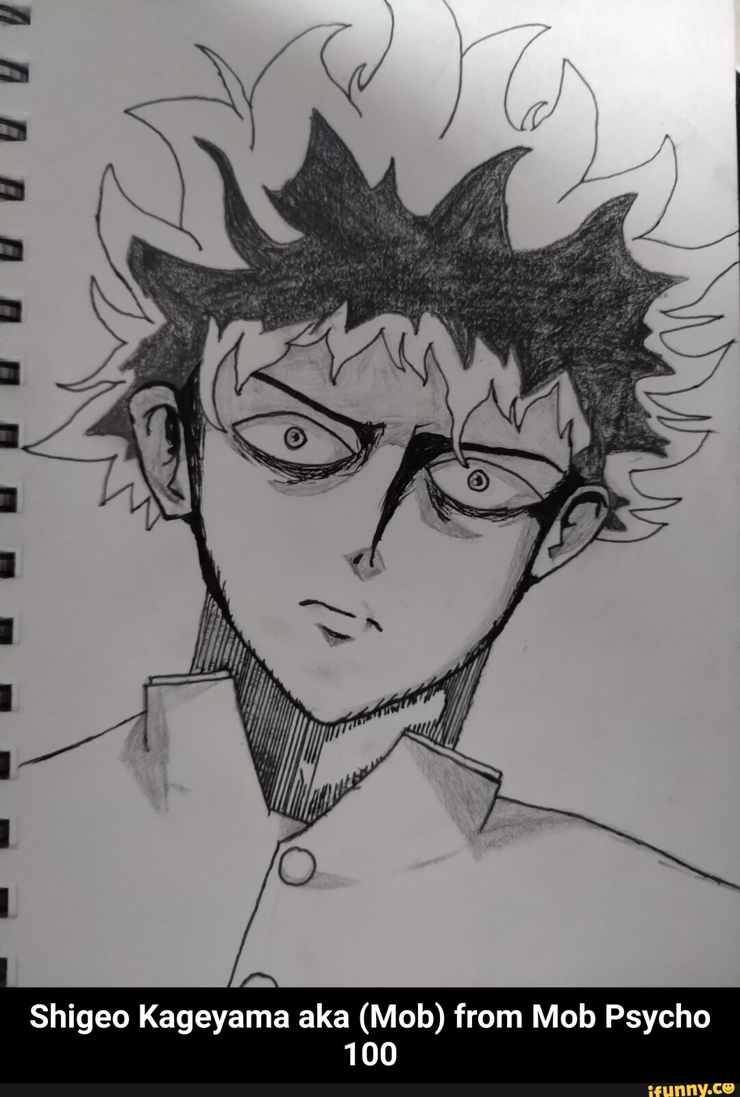 Shigeo Kageyama aka (Mob) from Mob Psycho
100 - Shigeo Kageyama aka (Mob) from Mob Psycho 100