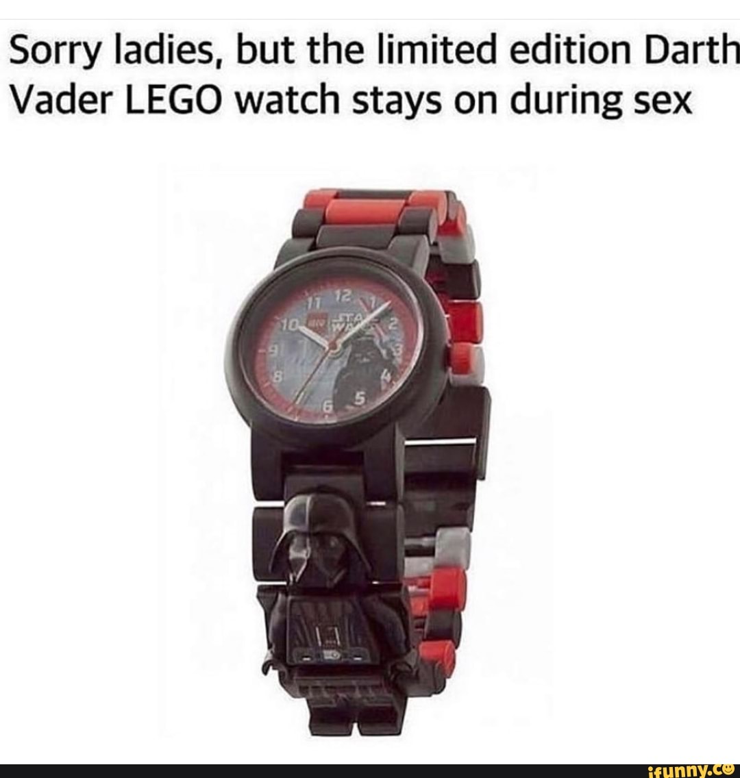 Sorry Ladies But The Limited Edition Darth Vader Lego Watch Stays On