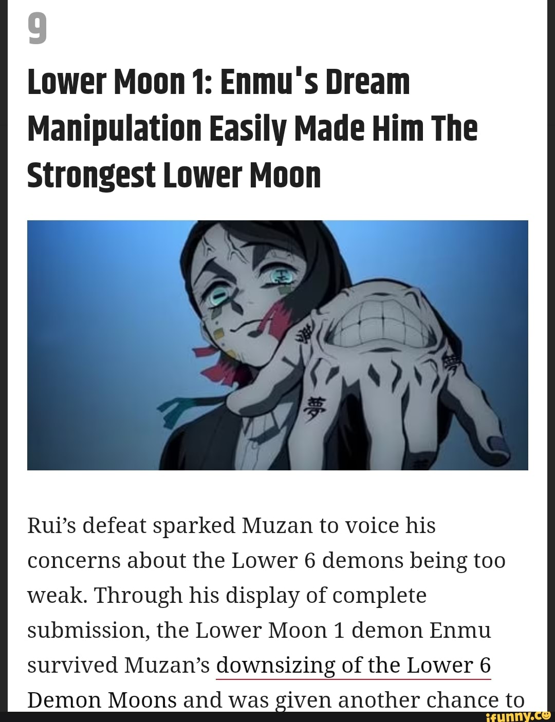 Demon Slayer Lower Moon 1 [Enmu] And Powers Explained! – IKCA