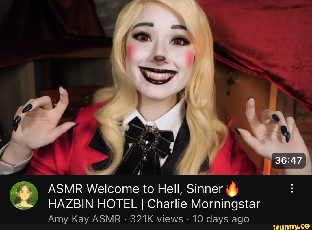 ASMR Welcome to Hell, Sinner HAZBIN HOTEL I Charlie Morningstar Amy Kay ...