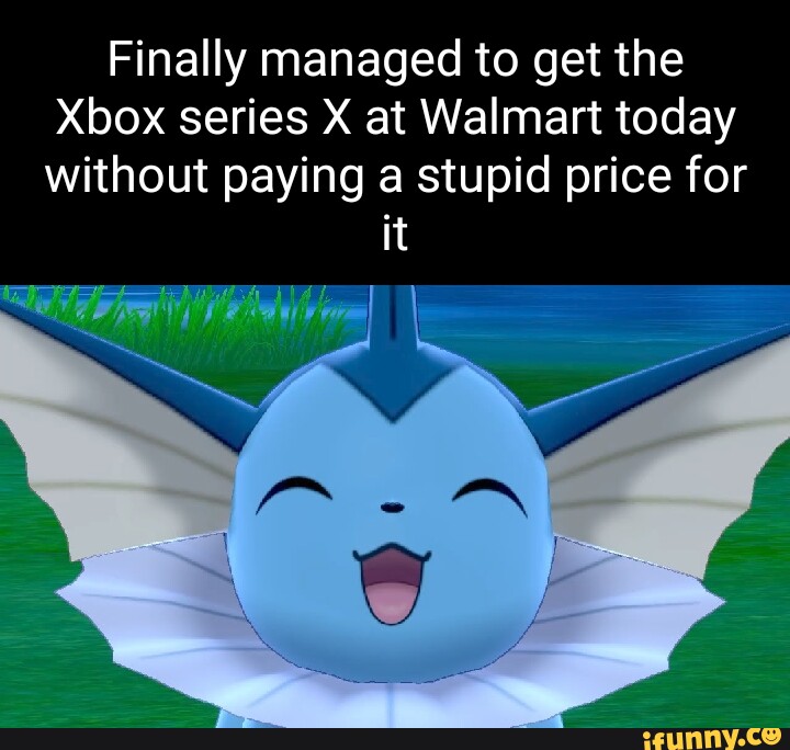 Finally managed to get the Xbox series X at Walmart today without