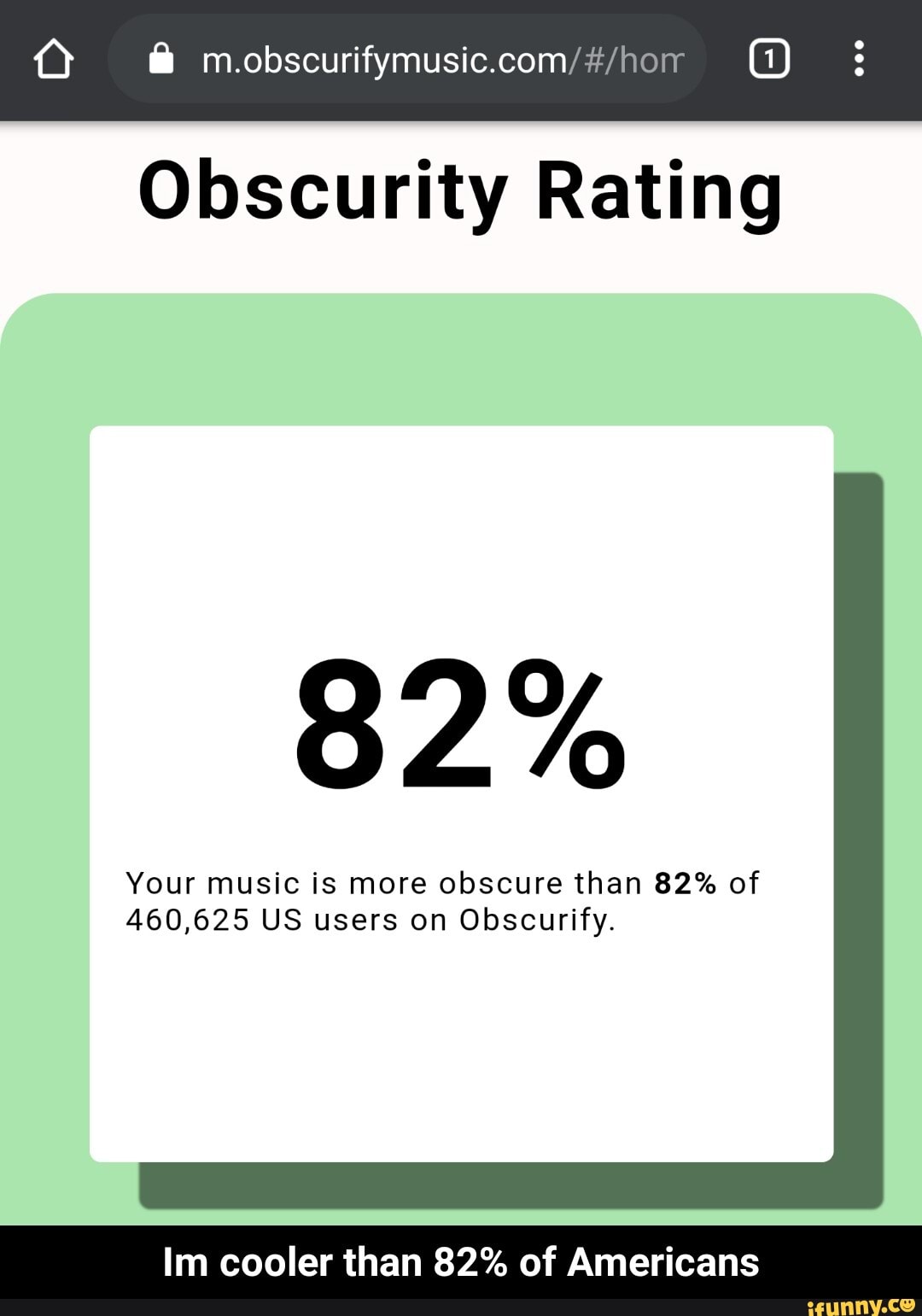 music obscurity rating