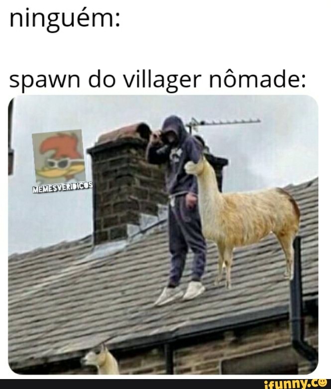 ninguém:
spawn do villager nômade: