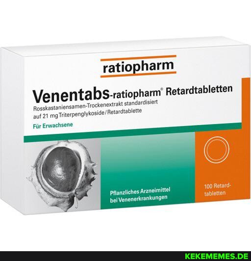 harm ratiopharm Venentabs-rstiophann Retardtabletten Th mg traerpereriowes Retar