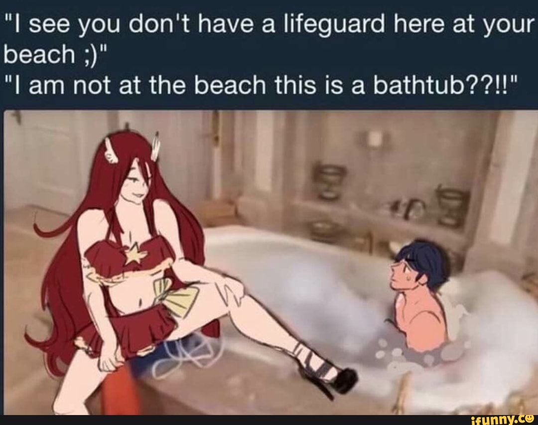 Im not at the beach this is a bathtub porn