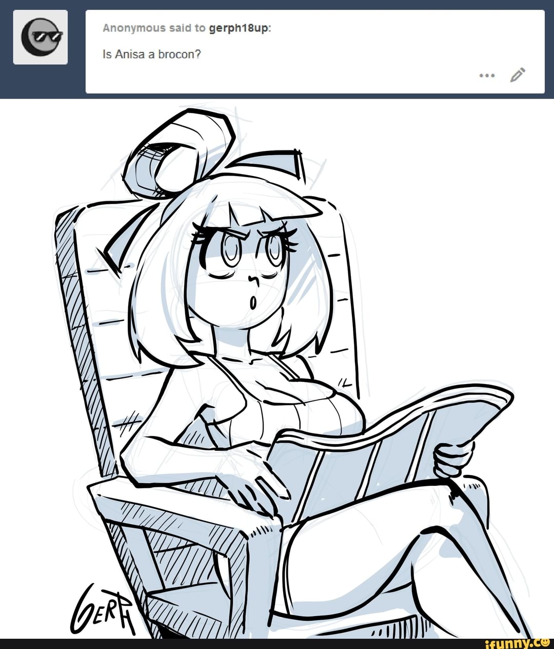 tumblr, gerph, waifuwednesday, anisa, anothertoptier, fromgerphsworld, alsonicetomreference