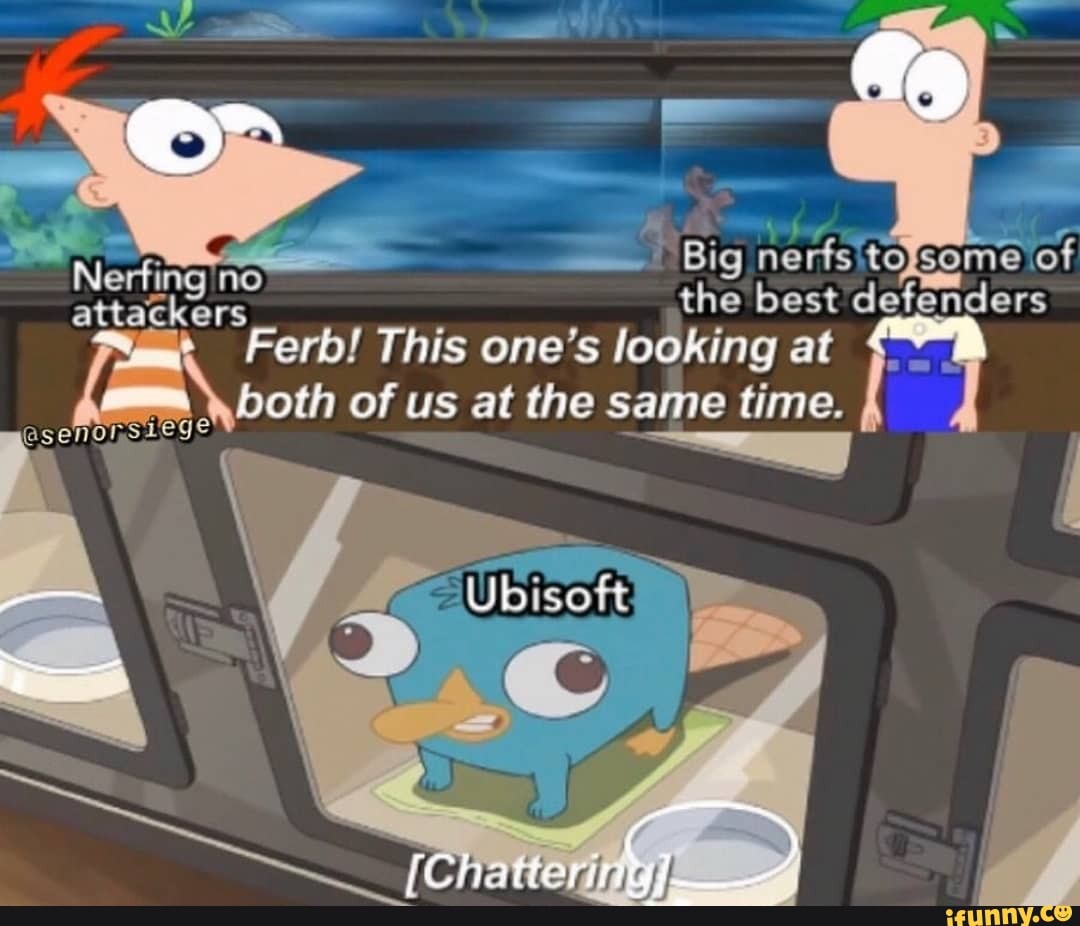 Big nerfstofsome of the best defenders Ferb! This one's looking at both ...