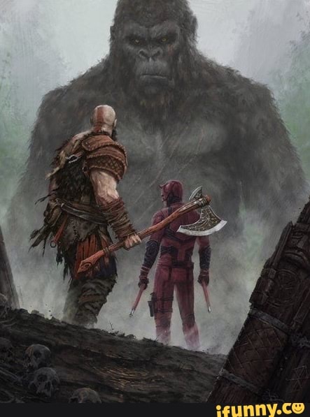 godofwar, kingkong, daredevil