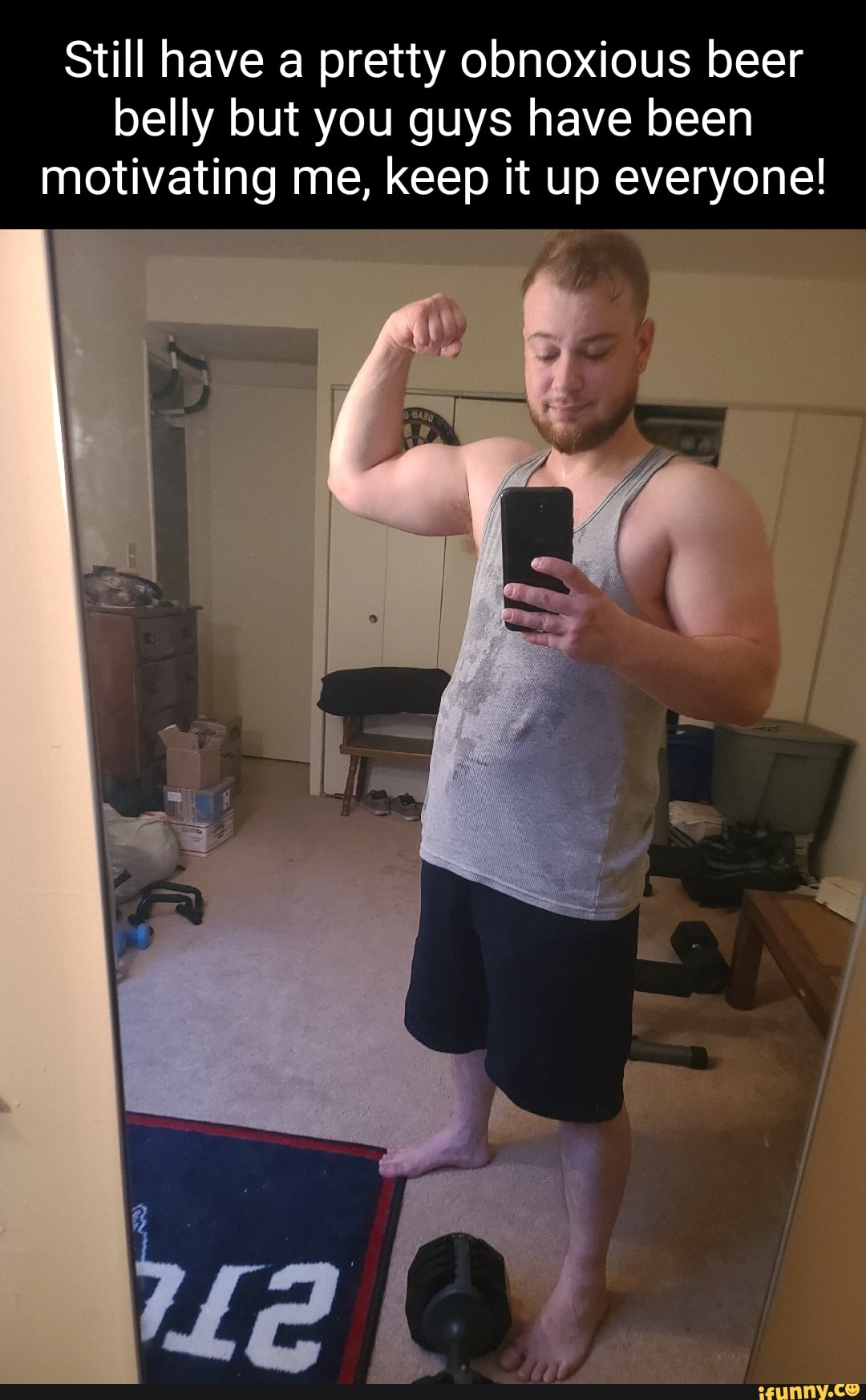Still have a pretty obnoxious beer belly but you guys have been motivating me, keep it up everyone!