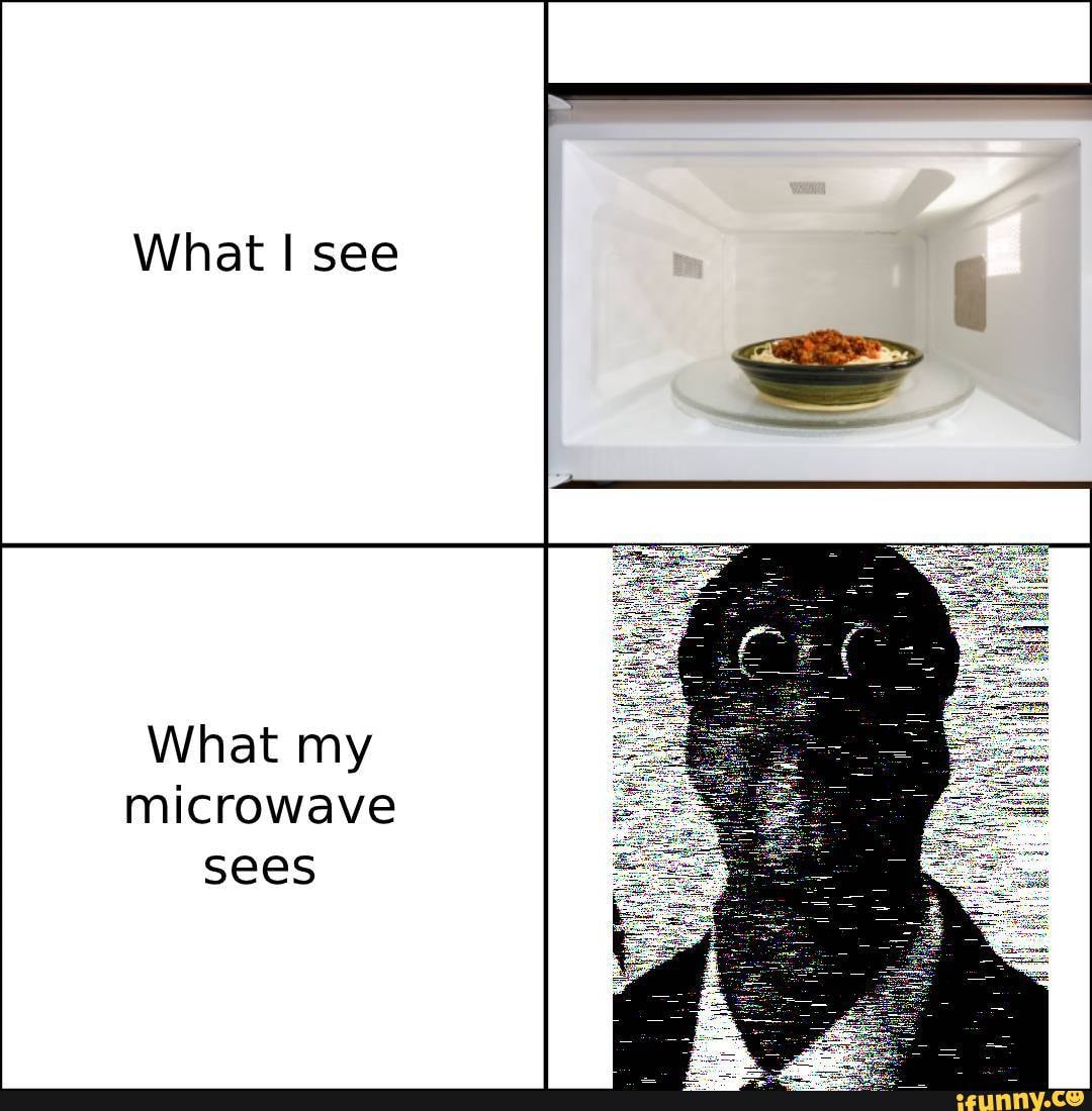 What see
What my microwave sees