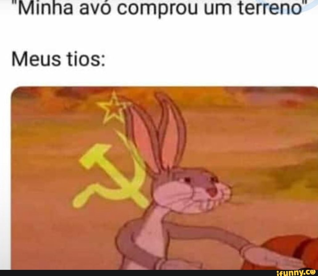 Minha avo comprou um terreno
Meus tios: