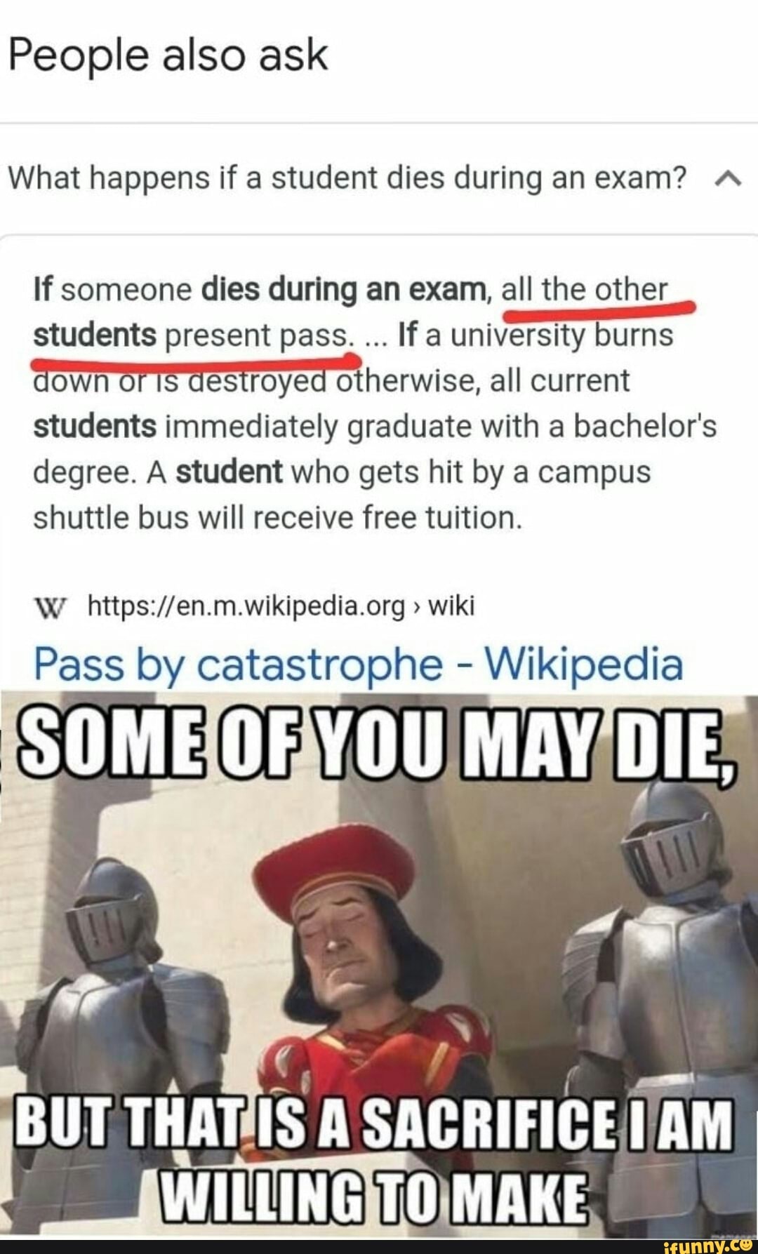 People Also Ask What Happens If A Student Dies During An Exam A If 