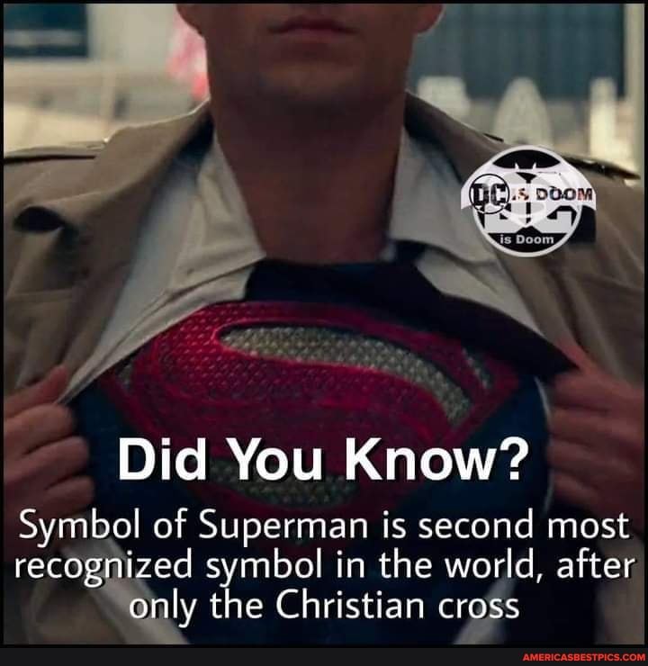 Did You Know? Symbol of Superman is second most recognized symbol in