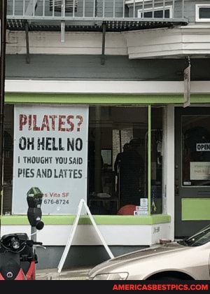 HELL KO
THOUGHT YOU SAID PIES AND LATTES
