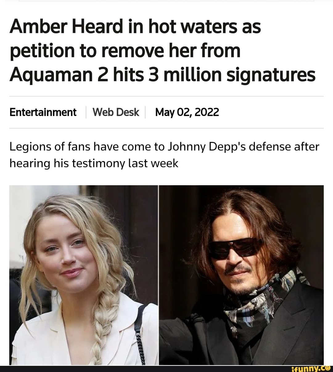 Amber Heard in hot waters as petition to remove her from Aquaman 2 hits