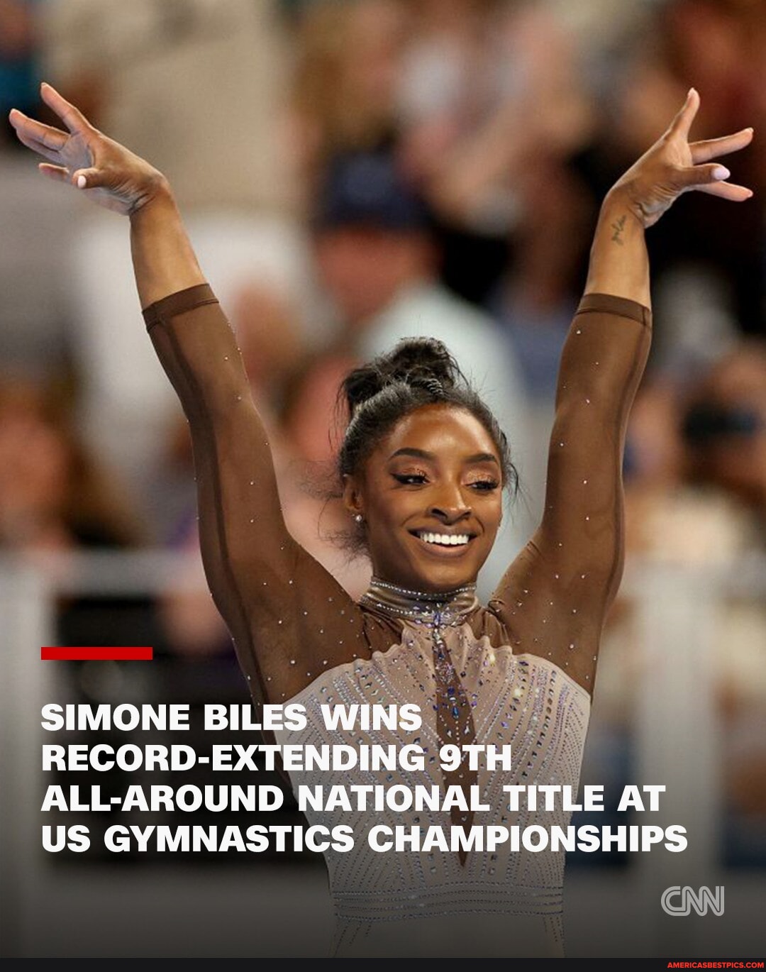 Simone Biles Wins Record Extending All Around National Title At Us Gymnastics Championships 6080