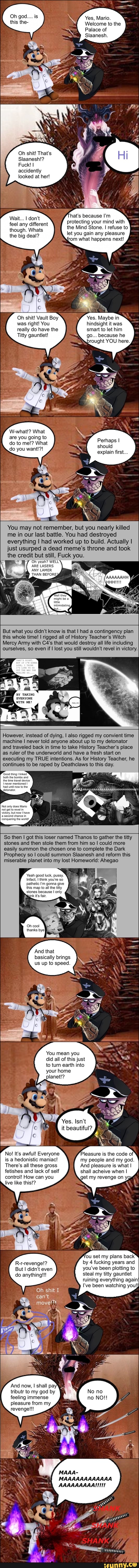 Slaanesh!?
Fuck! I
accidently
looked at her!
ceca LIN
orn
protecting your mind with
O
the Mind Stone. I refuse to
Era big deal? let you gain any pleasure