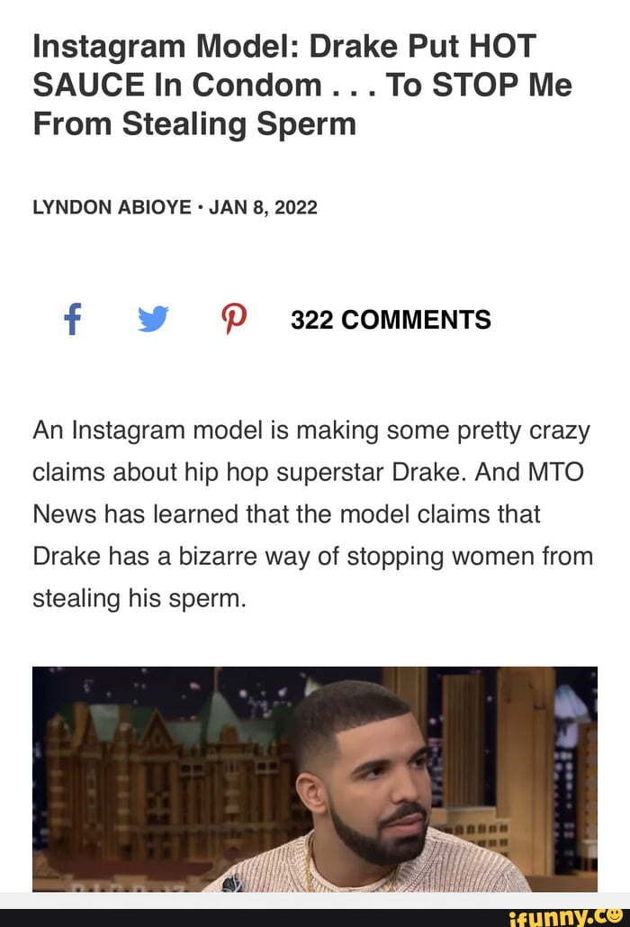Instagram Model Drake Put HOT SAUCE In Condom... To STOP Me From