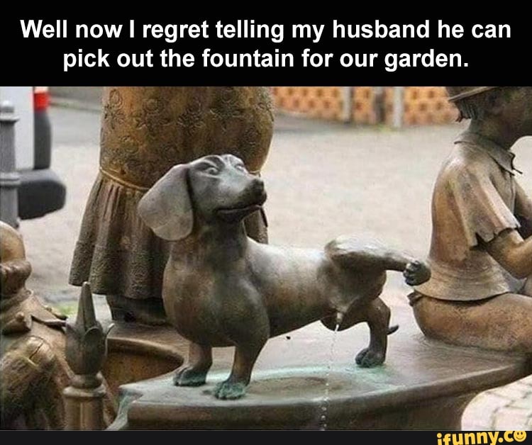 Well now I regret telling my husband he can
pick out the fountain for our garden.
Sea