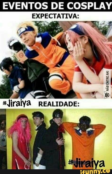 EVENTOS DE COSPLAY
EXPECTATIVA: