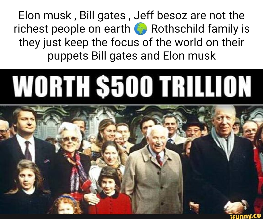 Elon musk , Bill gates , Jeff besoz are not the richest people on earth