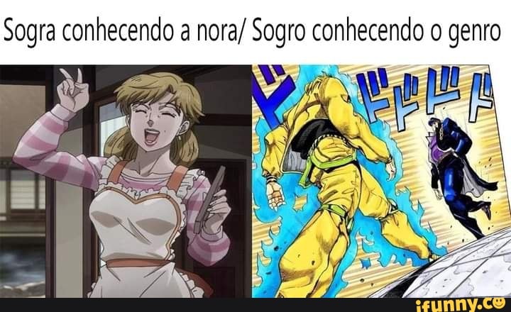 Sogra conhecendo a nora/ Sogro conhecendo genro