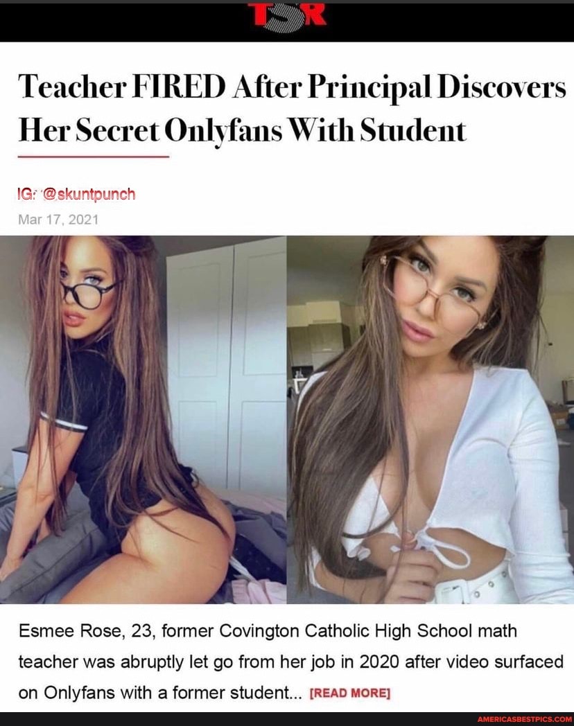 Teacher FIRED After Principal Discovers Her Secret Onlyfans With Student &a...